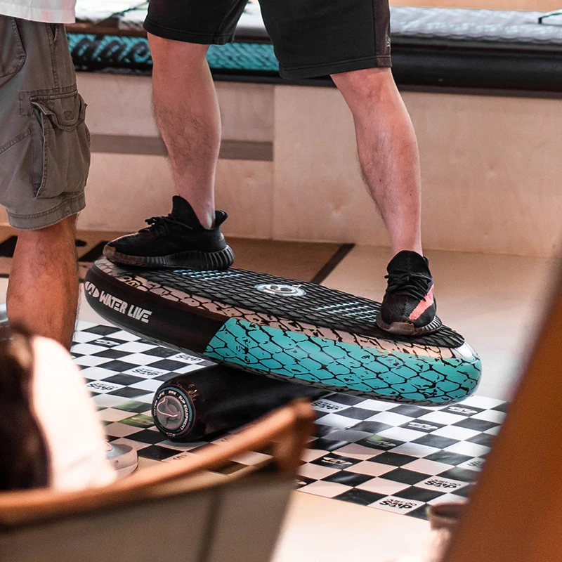 Prancha de equilíbrio inflável para treinamento de equilíbrio