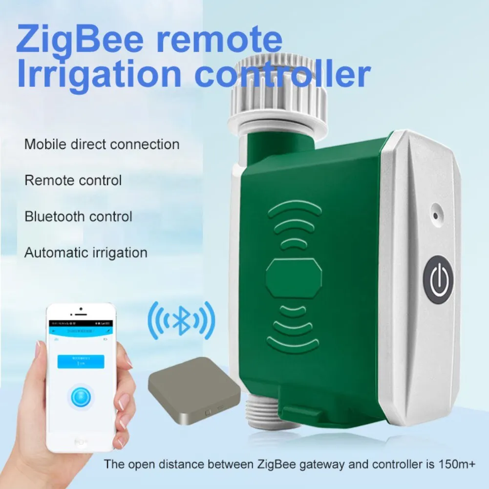 Tuya Zigbee Smart Garden Watering Timer Sprinkler Drip Irrigation System Built-in Water Flow Recorder Water Controller