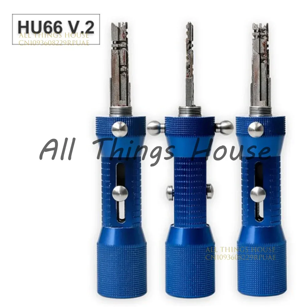 Car High quality locksmith tools Quick opening tool 2 in 1 HU66 V.2 Pick and decode