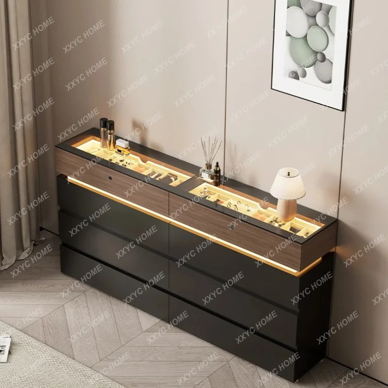XXJewelry Cabinet Modern Household Integrated Wall Locker Simple Partition Storage Cabinet
