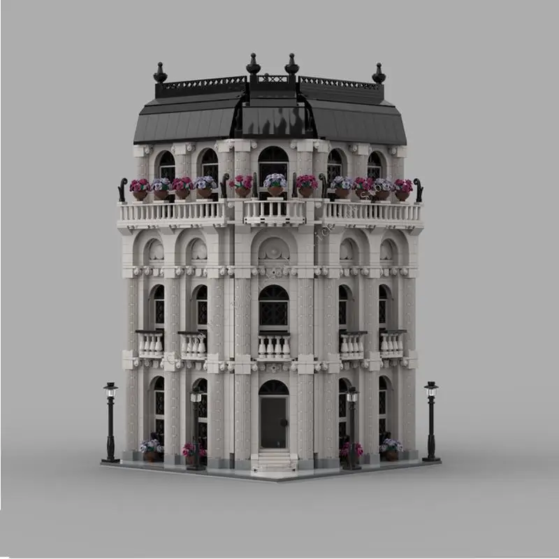 2788pcs kreativer Experte modulares Gebäude heißer Verkauf Straßen ansicht Modell Moc modulare Hausbau steine pädagogische Erwachsene Spielzeug GIF