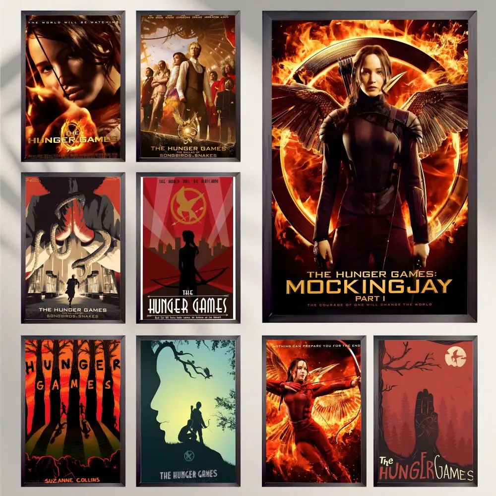 The H-Hunger G-Games Poster HD Versatile Waterproof Wall Decor Self Adhesive Perfect for Any Room & Ideal Gift