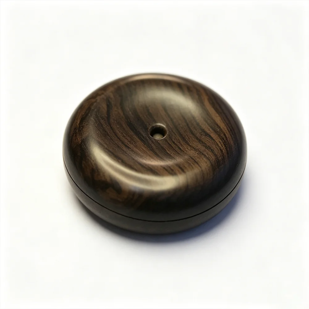 GAO Push Slider Blackwood Mechanical Safety Peace Buckle Push Slider Fidget Coin Slider Portable EDC Tools
