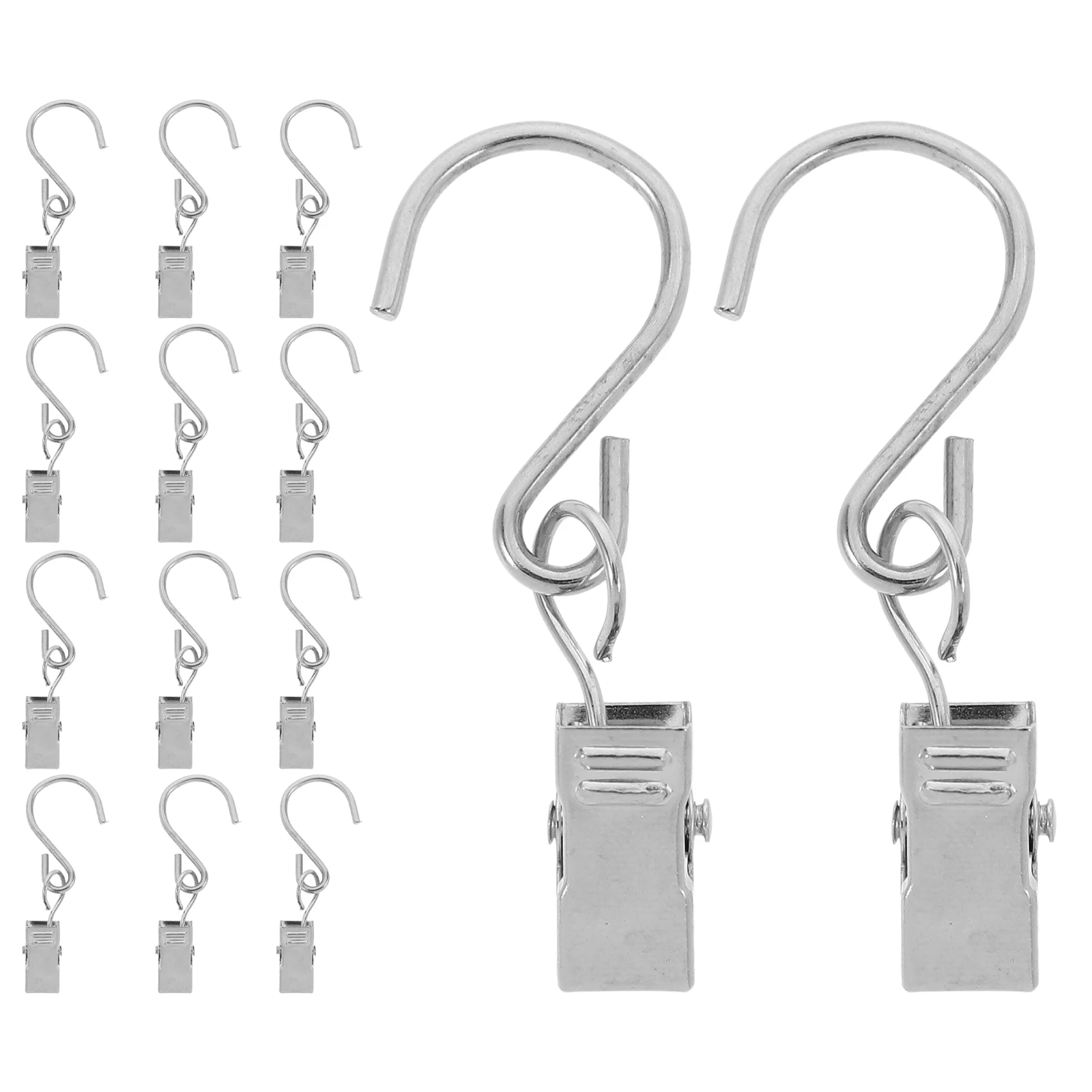 

20Pcs Outdoor String Light Hooks Durable Iron S Clips for Patio Parties Garden Camping Lighting Camper Awning Hooks