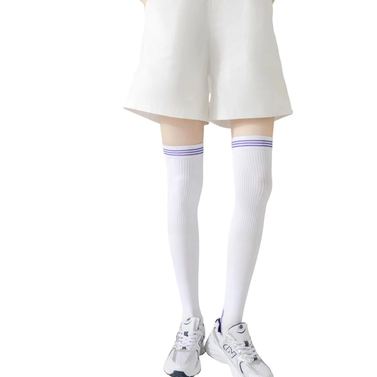 Sock Leisure Ankle Crew Fuzzy Candy-colored Compression knee-high Calf Fitness Yoga Aerobics Run Women Compression 8W126