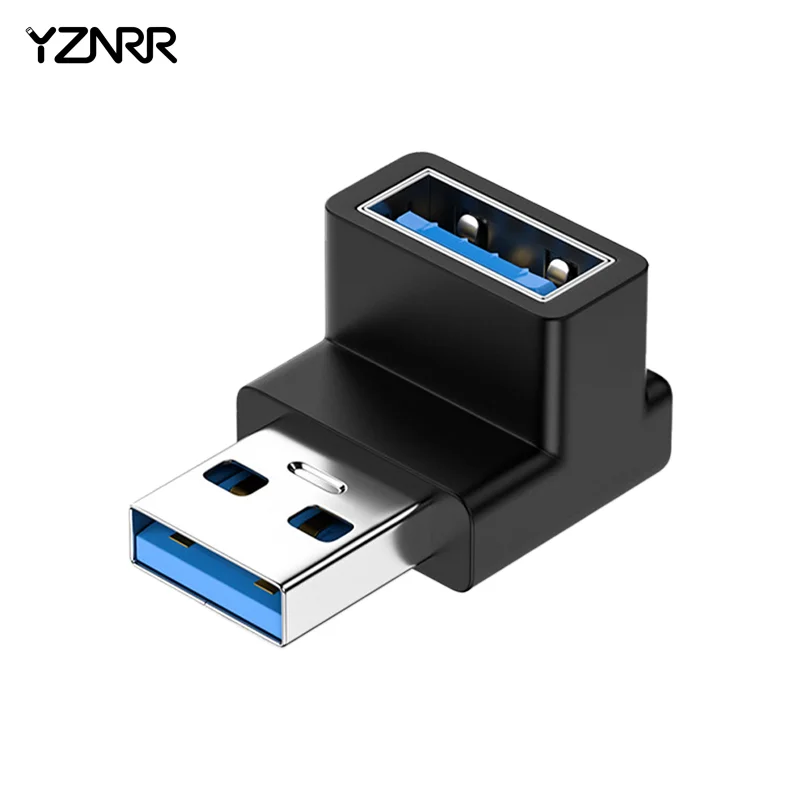 YZNRR USB-A Male to USB-A Female Adapter, 10Gbps High-Speed Transmission, 4 Styles (Front，Back Optional)