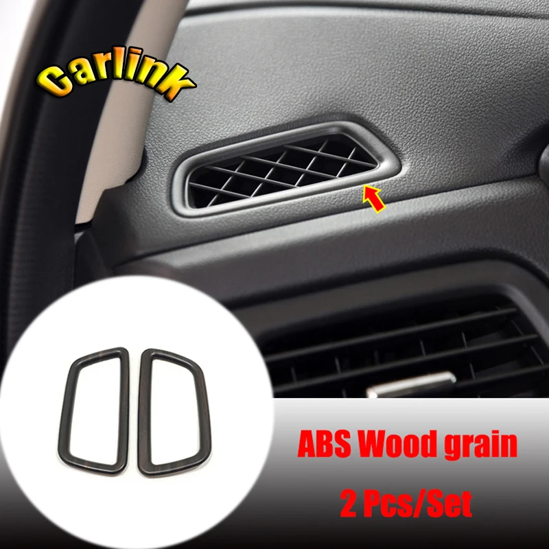 ABS Wood grain For Honda CR-V CRV 2012 13 14 15 2016 Car gear shift knob frame panel Decoration Cover Trim styling Accessories