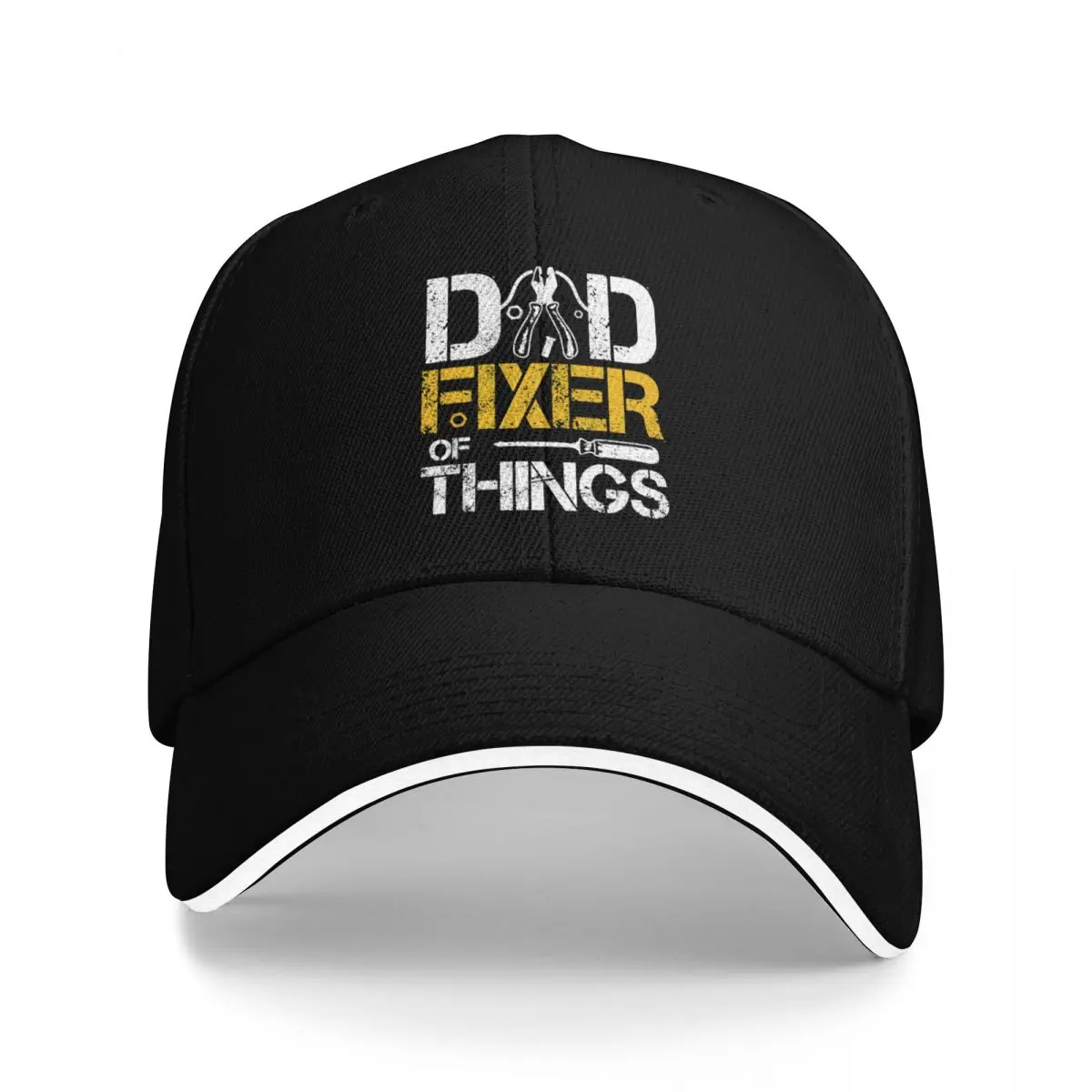 

Dad Fixer Of Things,Funny Dad birthday Gift Baseball Cap Beach Outing Icon Thermal Visor Caps For Men Women's