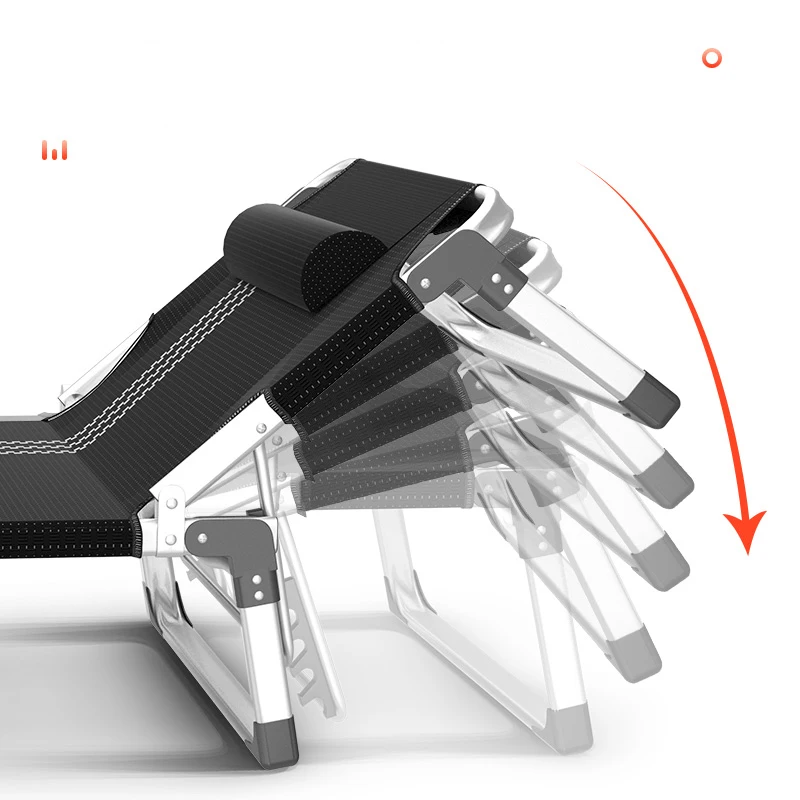 Individual Reclining Relax Chaise Lounge Portable Beach Camping Lazy Chaise Sunbed Designer Sillones Reclinables Furniture