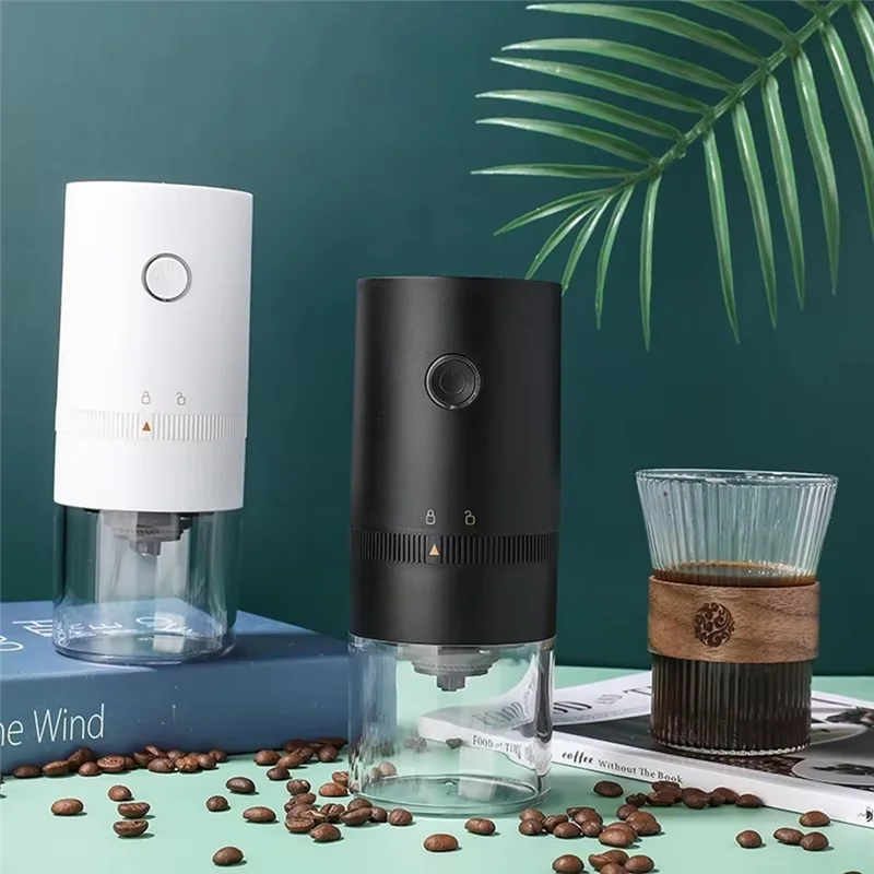 Grinding Core Beans Mill Coffee Grinder Electric Coffee Grinder Portable Coffee Grinder Blacka83x