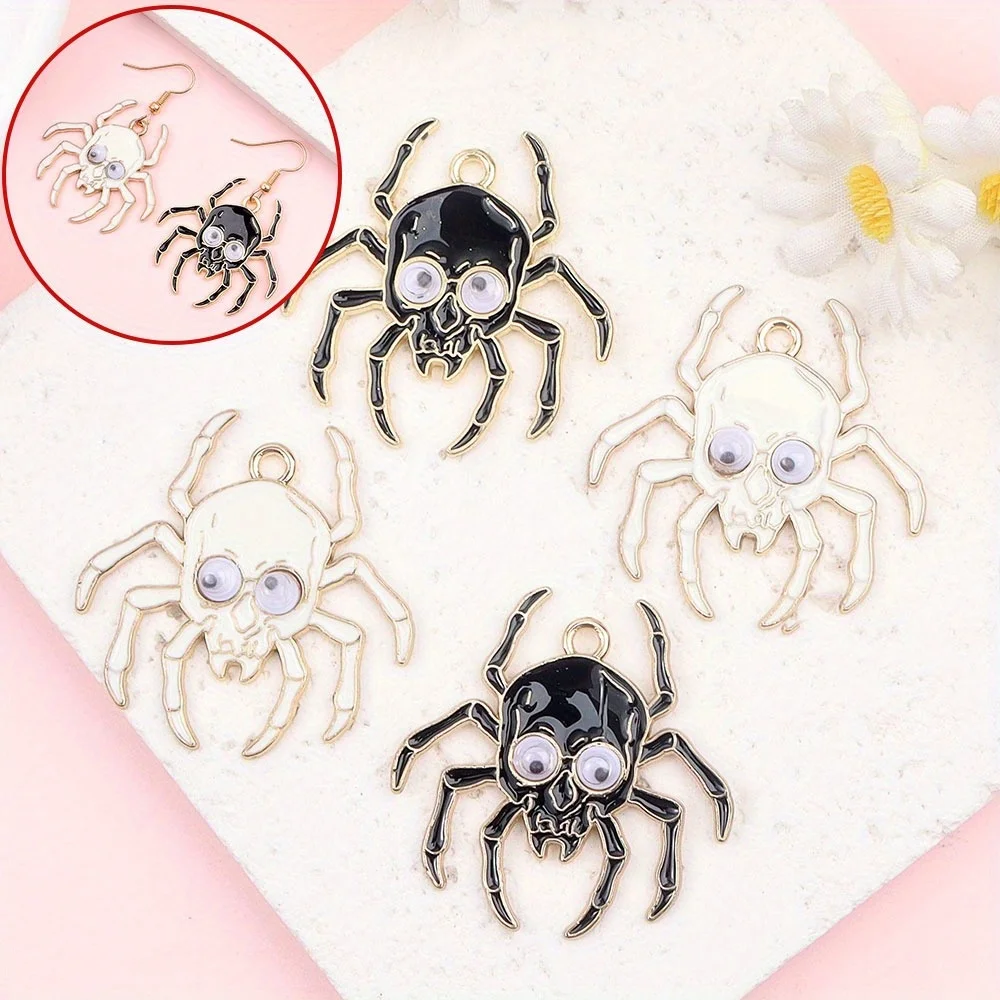 

1/3/5pcs Multi-color Spider Shaped Pendant, DIY Earrings, Bracelet Jewelry Accessories, Thanksgiving, Halloween, Christmas Gifts