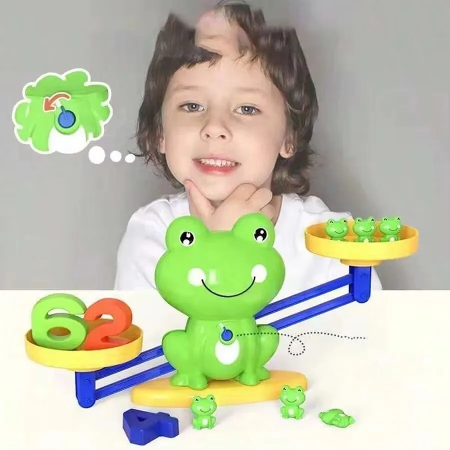 Children'S Digital Frog Balance Game Intelligence Development Children'S Cognitive Logic Thinking Training Early Education Educa