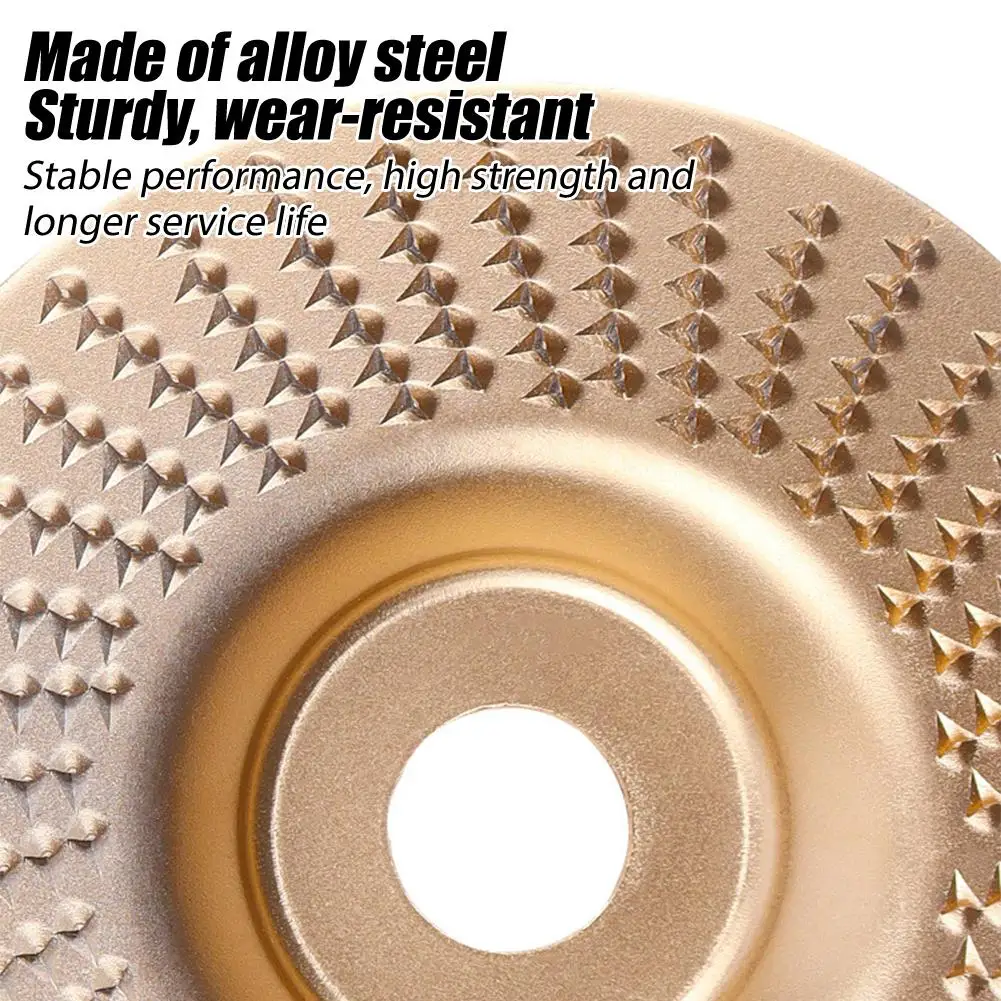 Angle Grinder Wood Carving Disc 100mm Abrasive Wheel For Shaping Sanding Polishing High-Efficiency Rotary Tool ﻿