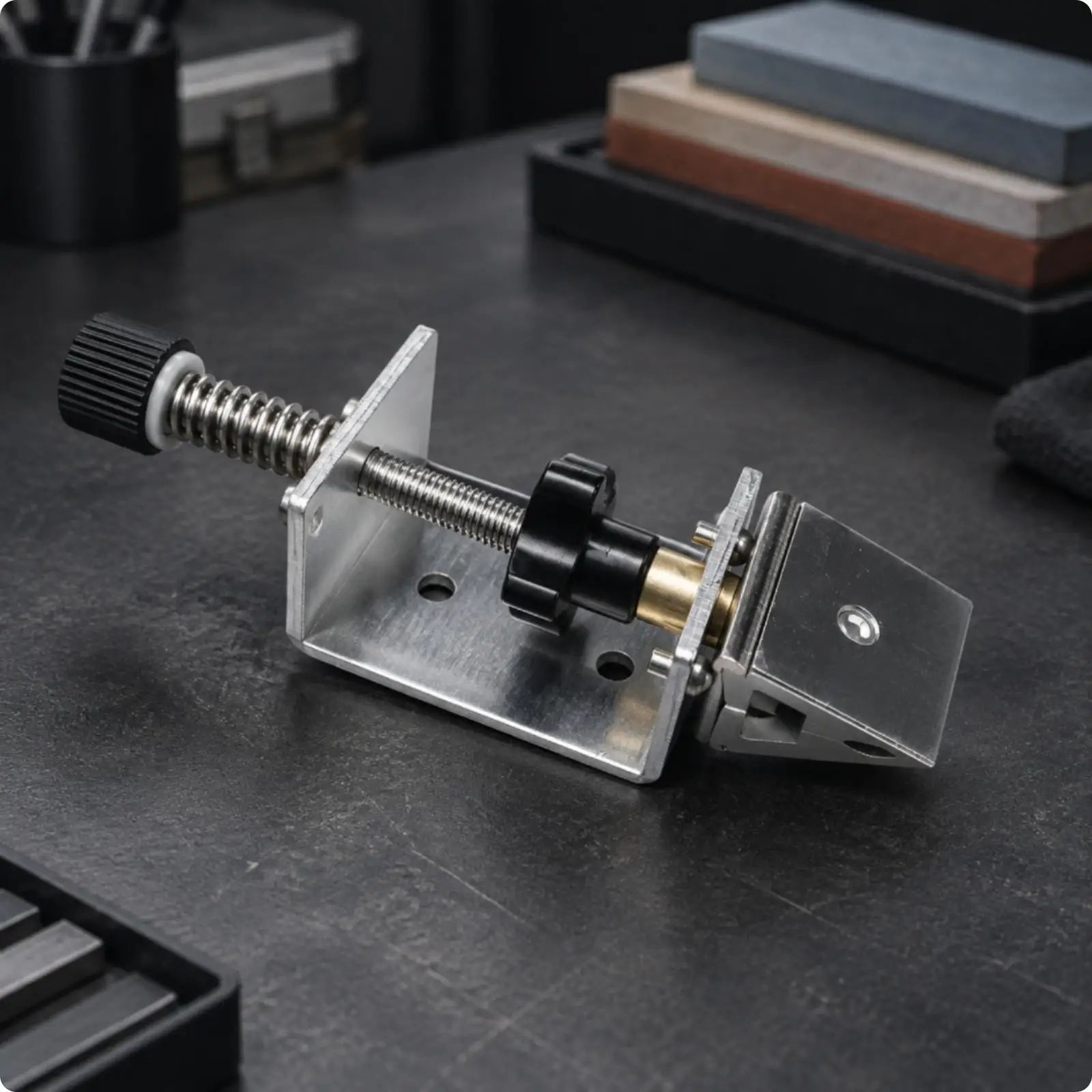 Adjustable Metal Sharpening Clamp for Knife Sharpening System Angle Guide for Kitchen Knife Sharpener Kit