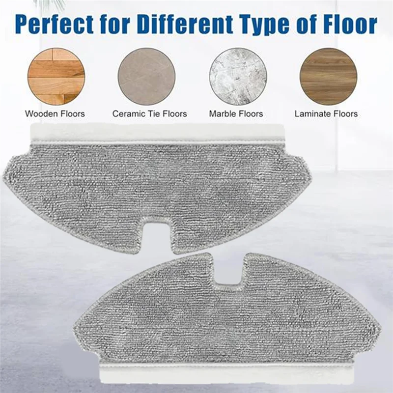 ممسحة القماش ل Dreame Mova M1 / Trouver M1 استبدال أجزاء كفاءة التنظيف المنزلي الملحقات 4 قطعة