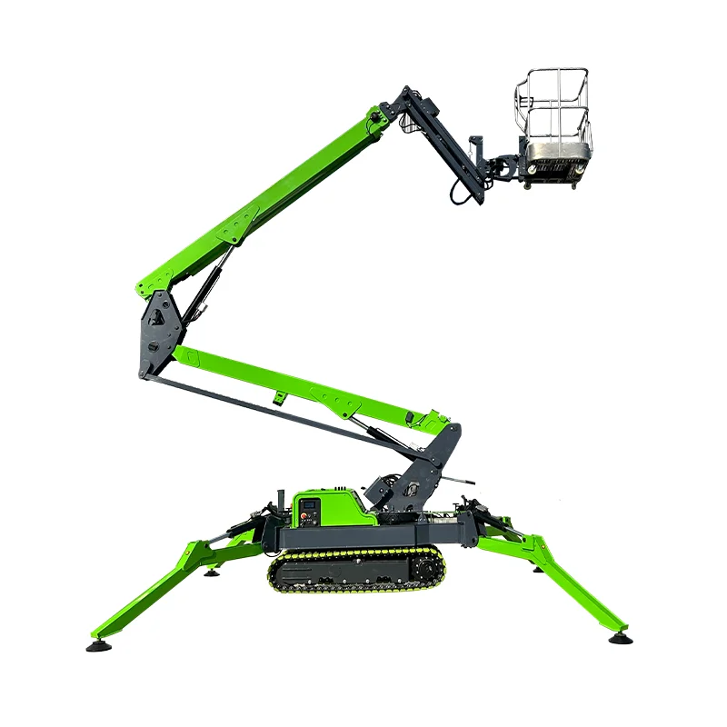 Customized All Terrain Spider Articulated Crawler Boom Lift Aerial Work Platform 16m-50m Tracked 18m 22m 24m 27m 36m 43m 50m