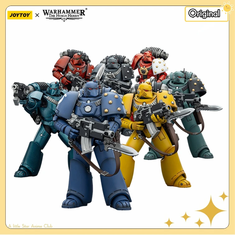 

Предзаказ: Оригинальная фигурка JOYTOY 1/18 Warhammer The Horus Here MKVI, тактическая, аниме-фигурка ручной работы