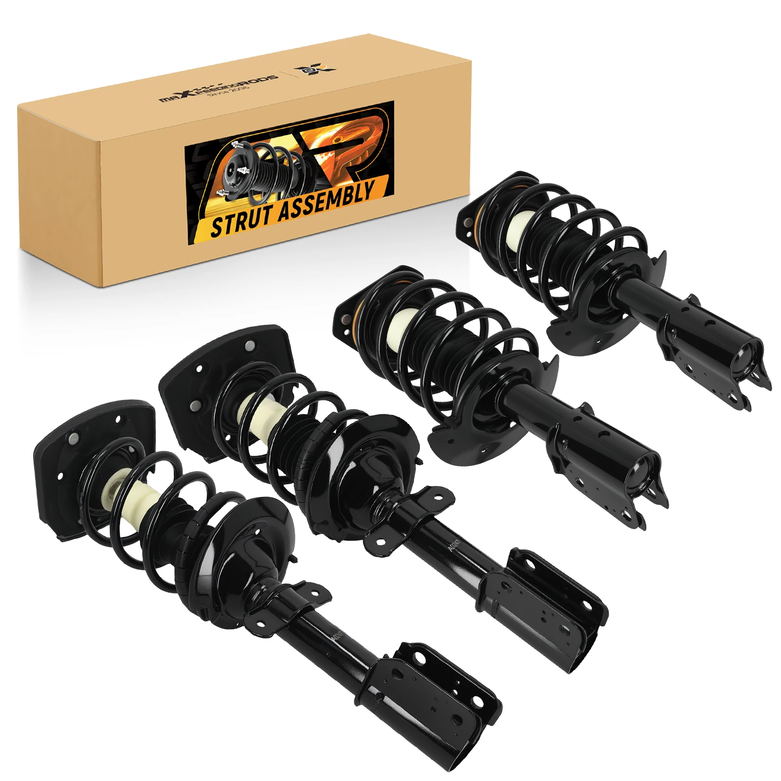 For OE 4PCS Front & Rear Struts W/Spring Assembly For Buick LaCrosse Allure 2005-2009 For Pontiac Grand Prix 171661