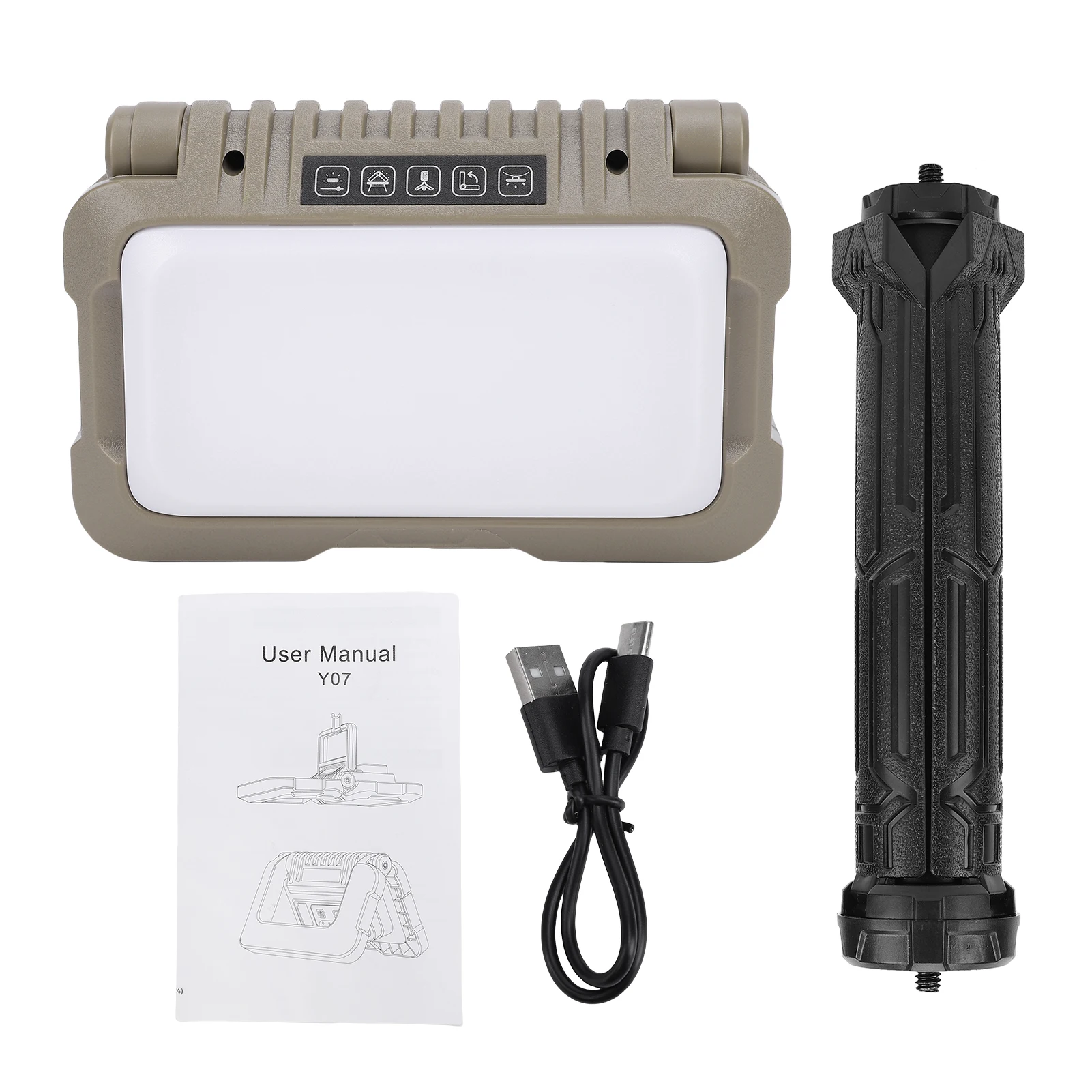 Camping Lantern Multifunctional Foldable Camping Lanterns with 5 Lighting Modes Rainproof Camping Lamp for Outdoor Hiking