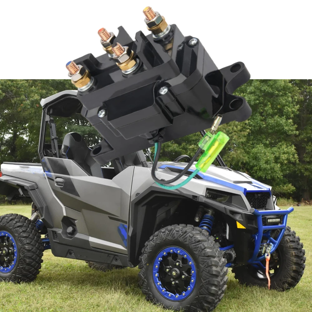 12V 250A Winch Solenoid Relay Contactor for Thumb Truck ATV UTV Boat capacities from 1500 lb-5000 lb 2875714/63070/62135/74900