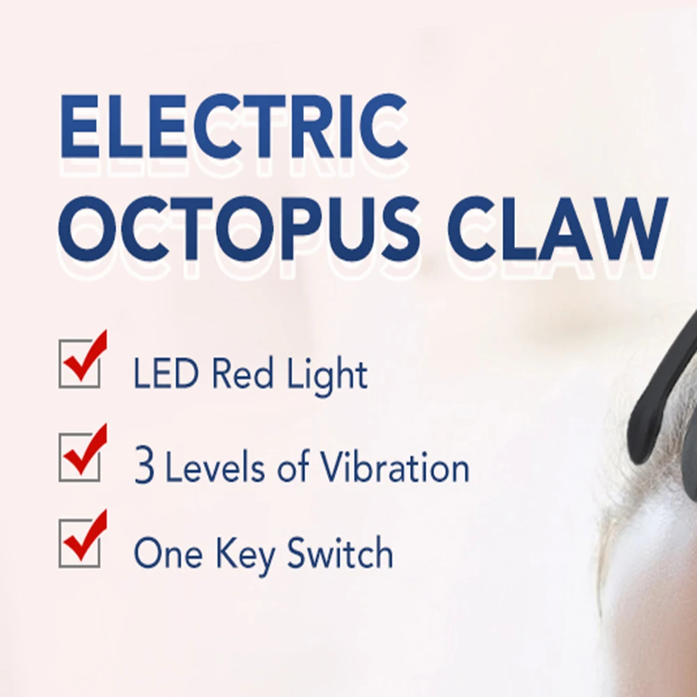 

Electric Octopus Claw Scalp Massager Stress Relief Head Scratcher Relief Hair Stimulation Head Massager Health Care