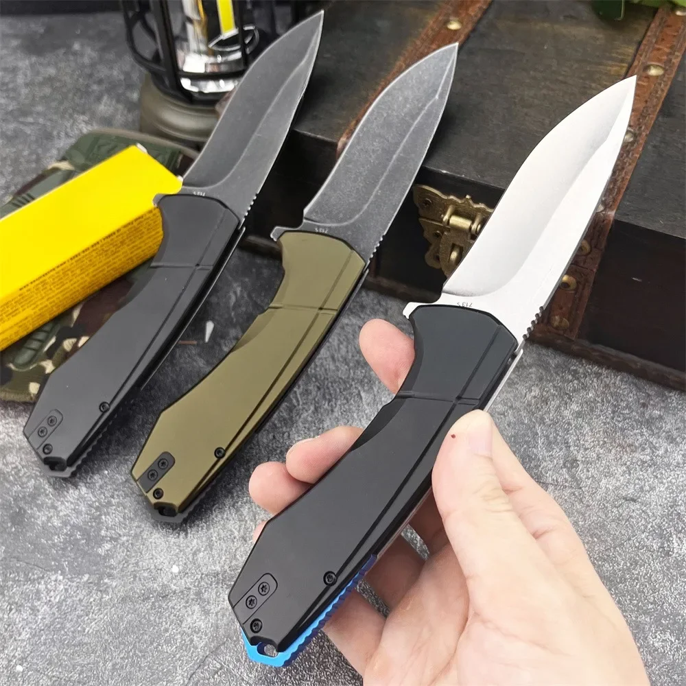 

NEW BK 713 Military Tactical Pocket Folding Knife 8Cr13Mov Blade Aluminum Handle Outdoor Hiking EDC Tools 3 colors cutting tool