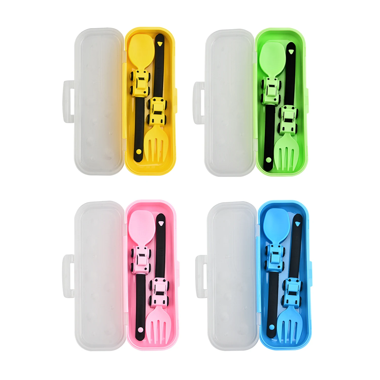 Mother Kids Things for Baby Complementary Feeding Utensils Children\'s Dishware Babies Cutlery Spoon Tableware Fork Stuff Solid