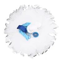 Red de fundición de 4 pies, 6 pies, 8 pies, redes fundidas de radio, red de pesca de agua dulce y salada de EE. UU. con anillo, red de fundición fácil de lanzar para trampa de cebo