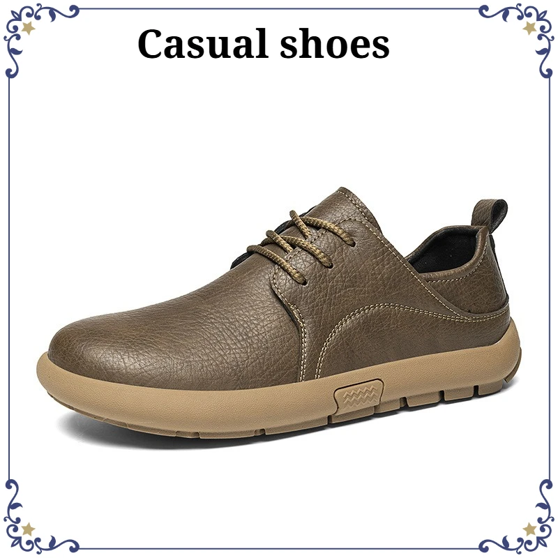 

New Men's Retro Casual Shoes Breathable Upper Comfortable Insole Non-slip Sole Walking Shoes for Male Sneakers Big Size Footwear