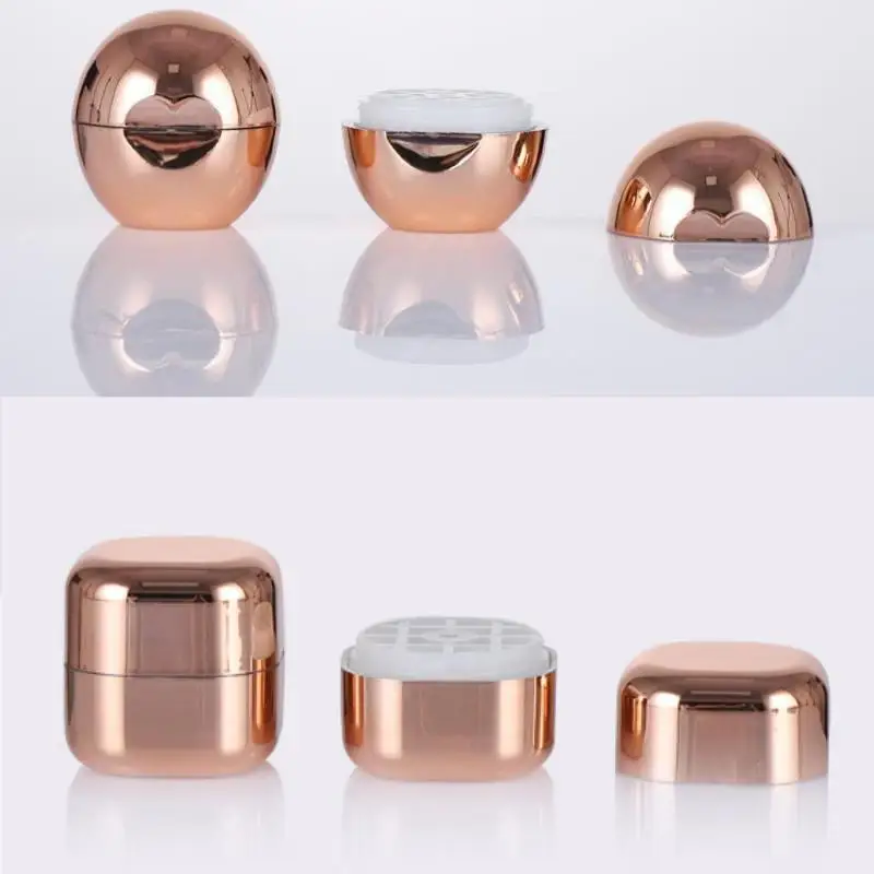 

10/30/50pcs Plastic Rose Gold Empty Lip Balm Container, Creative Cute Lipstick Sub Package, Portable Cosmetic Lip Rouge Bottle