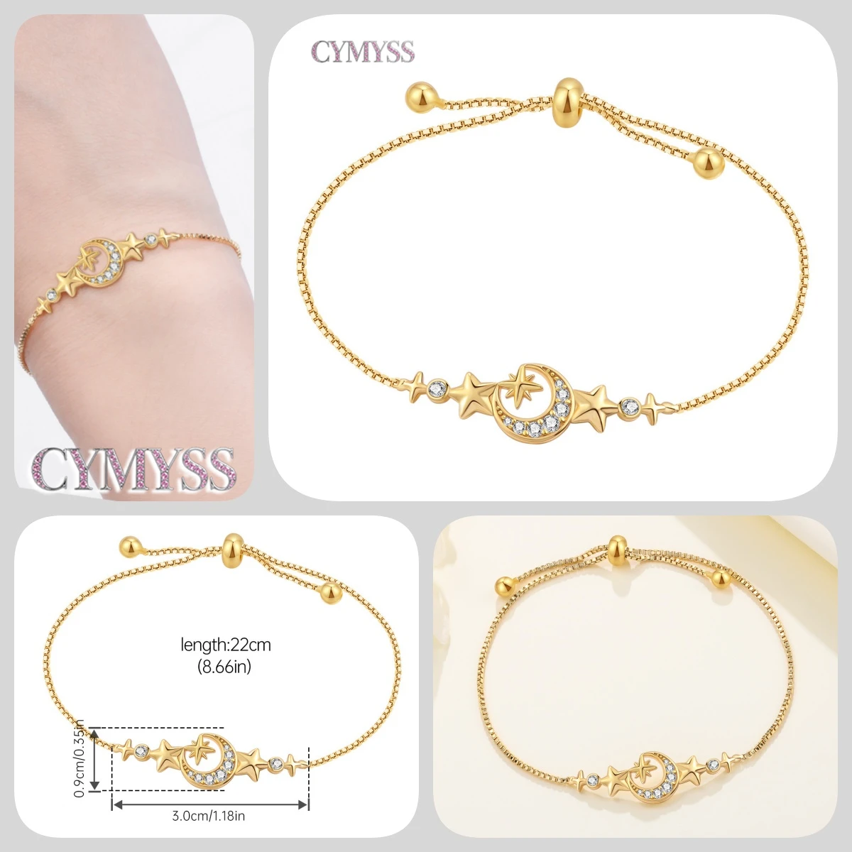Zierliches Tennisarmband aus 925er Sterlingsilber mit Schmetterlingsanhänger und eingelegtem Zirkonia, edler Schmuck für Frauen, Hochzeits- und Geburtstagsgeschenk – Detail 16