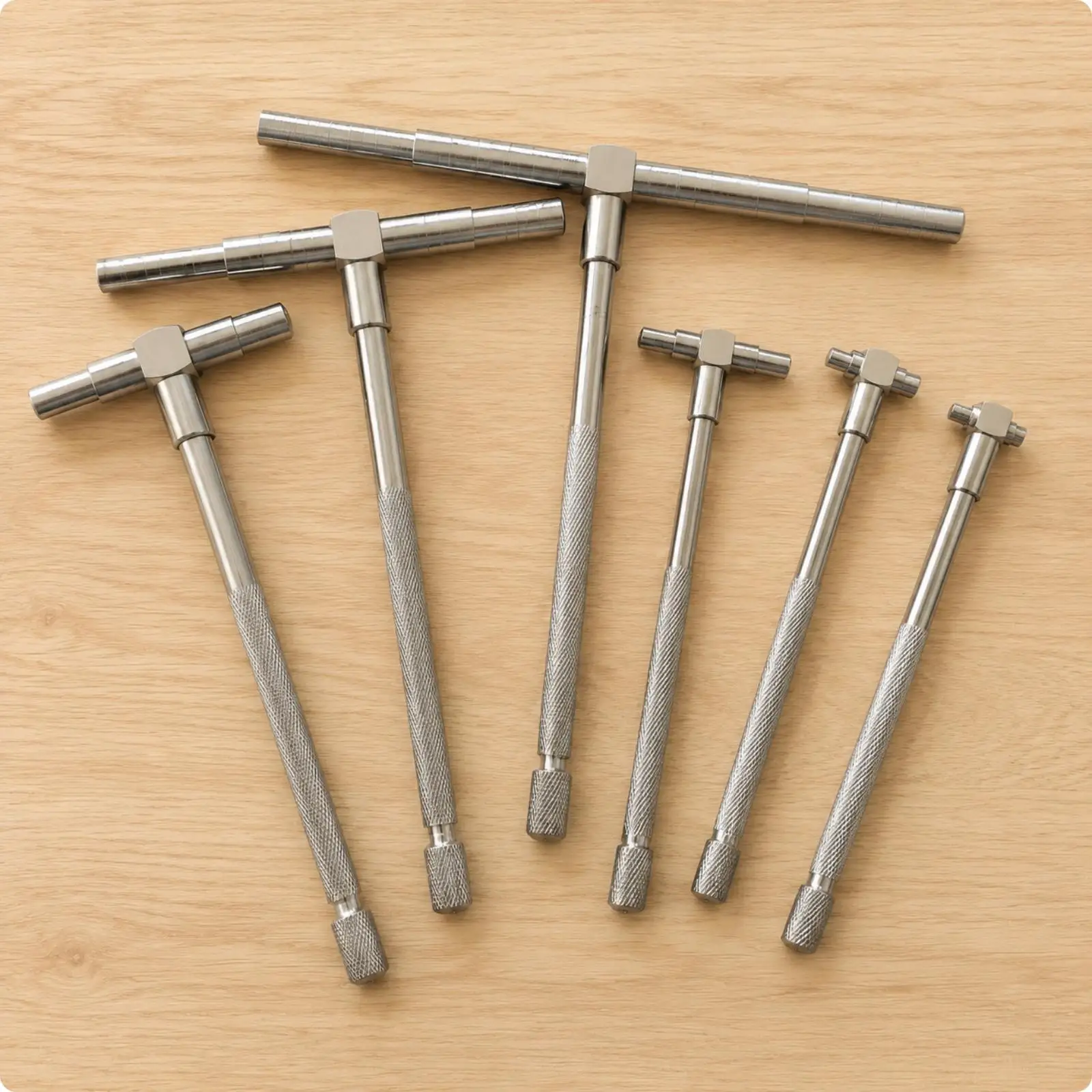 Metal Internal Gauge with Knurled Lock for Precision Machining Hole Inspection Transfer to Caliper