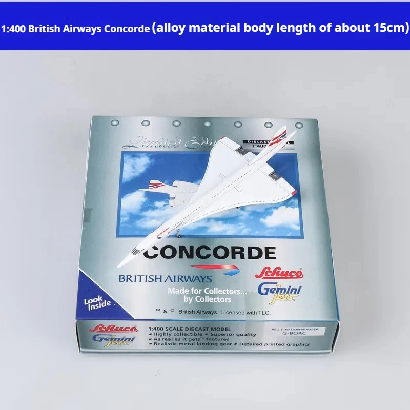 Air France British Airways Concorde Aircraft 1:400 Simulation Aircraft Model Alloy Civil Aviation Gift Souvenir