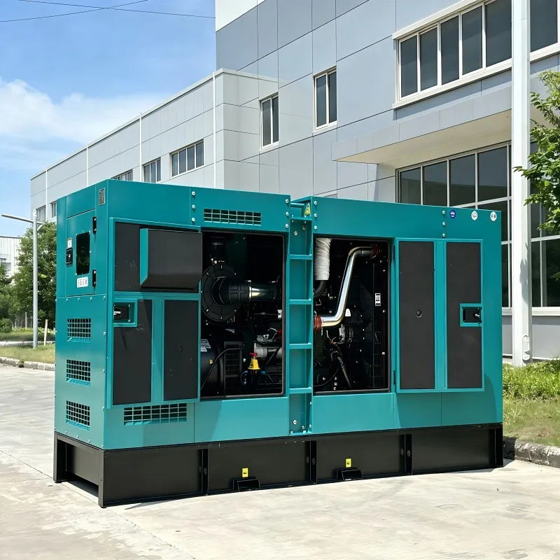 Water Cooling Global Supply Chain Stable Auto Start 120KW 300KVA Silent Soundproof Diesel Generator for Factories