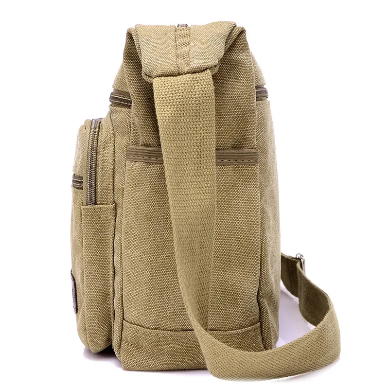 Mannen Canvas Schoudertassen Casual Tote Reizen Crossbody Tas voor heren Luxe Messenger Bags Mode Handtas van hoge kwaliteit