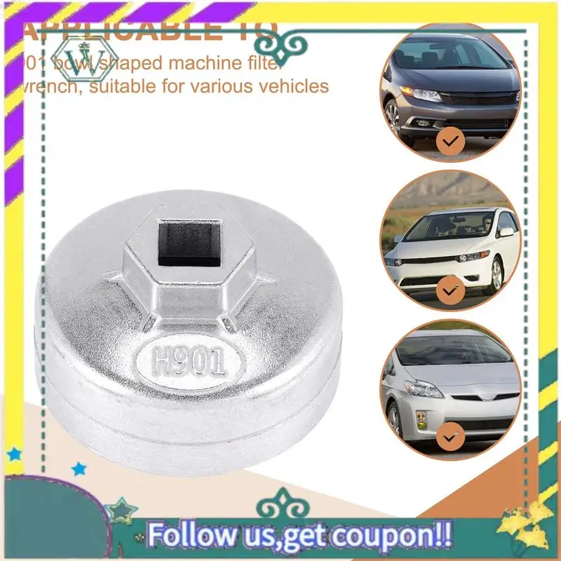 

A82U-901 14 Flutes Cap Oil Filter Wrench 1/2 Inch Square Drive Oil Filter Tools Filter Socket Wrench Spanner Hand Tool