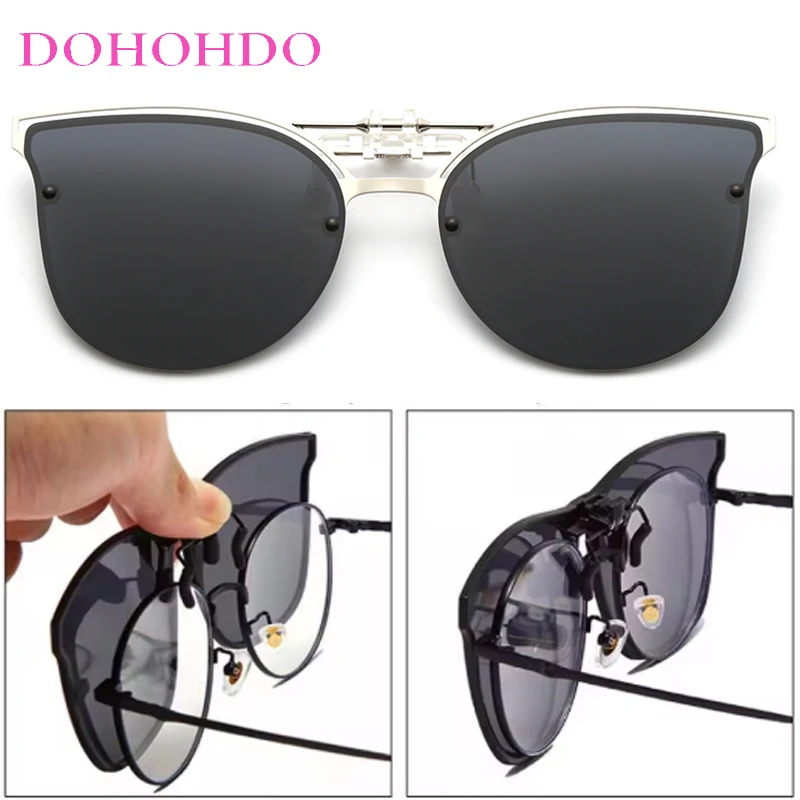 

Driving Sports Anti-Glare Goggles Night Vision Photochromic Lenses For Women Men Clip-on Flip-up Lens Polarized Sunglasses UV400