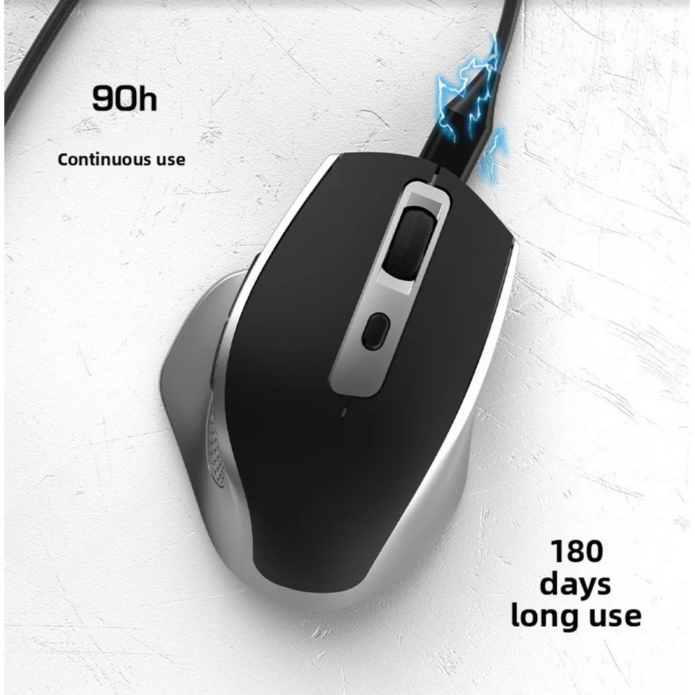 2.4Ghz+Bluetooth Tri-Mode Ergonomic Wireless Mouse Rechargeable Macro Definition Programming Gaming Office Mice For PC Desktop