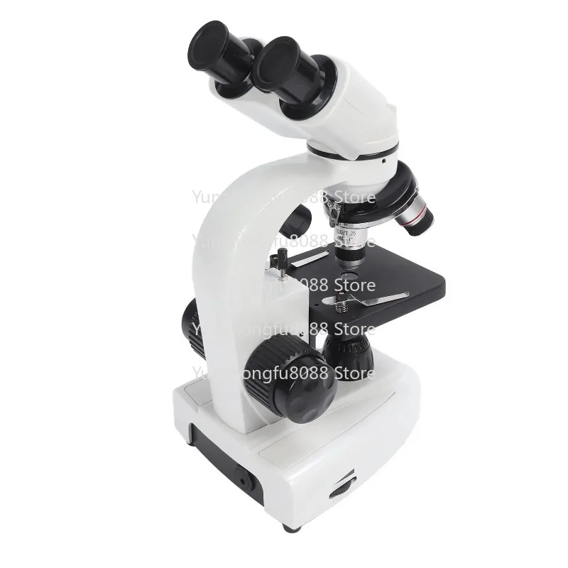 Binocular Microscope 40X-5000X 360° Rotation Clear Image High Definition for Inspection Laboratory Binocular Microscope Tool