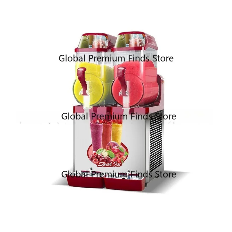 12L Stainless Steel Slush Machine Commercial Single Double Triple Cylinder Snow Melting Machine for Milk Tea Shop Bar Use