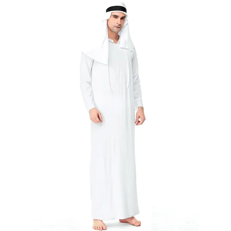 

Middle East Arab Prince King Cosplay Costume Dubai Emirates Robes Ethnic Prince King Outfit for Special Occasions