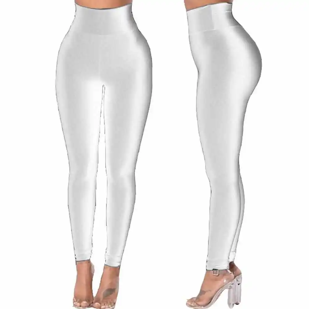 Leggings décontractés taille haute pour femmes, pantalons de Yoga, pantalons évasés de rue, détail brodé, fermeture à glissière, Thiened Fce