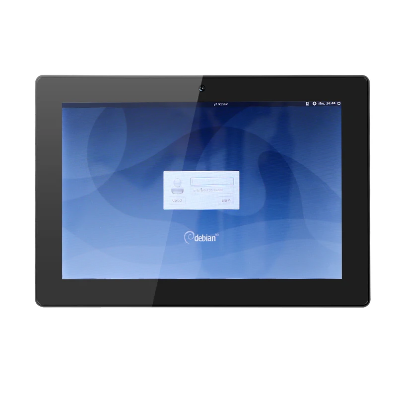 10 Inch RK3566 Quad Core PoE Tablet PC Debian 10 Linux Ethernet Network 2GB Memory Capacitive Screen WiFi Smart New Industrial