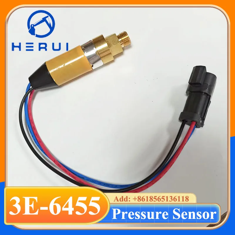 

3E-6455 Engine Oil Pressure Sensor Switch 3E6455 for E330B E330C Excavator 3306 Engine Sensor
