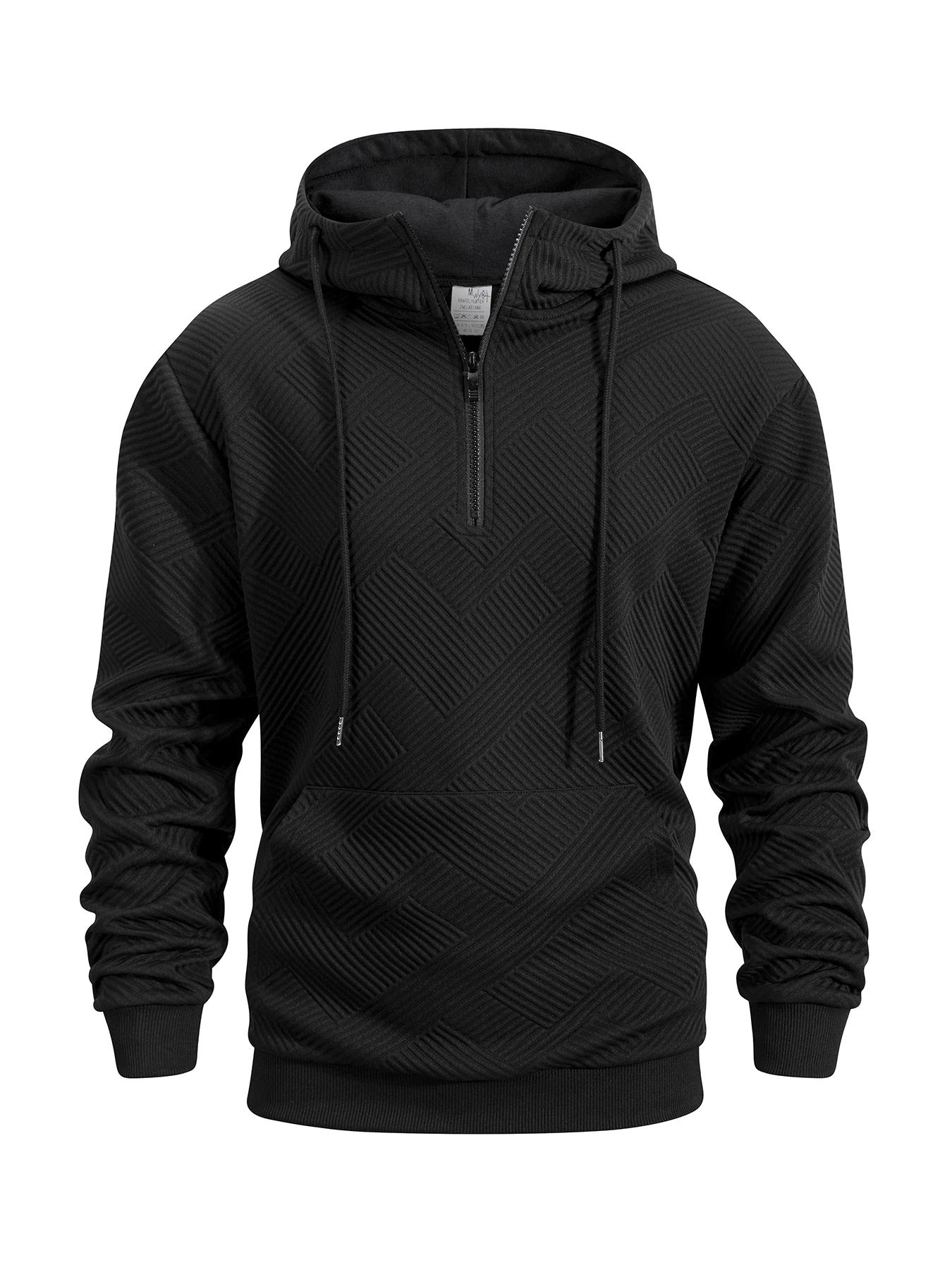 Sudaderas con capucha para hombre, jersey de primavera y otoño, jersey con media cremallera, Sudadera con capucha para hombre, Top holgado de moda para exteriores