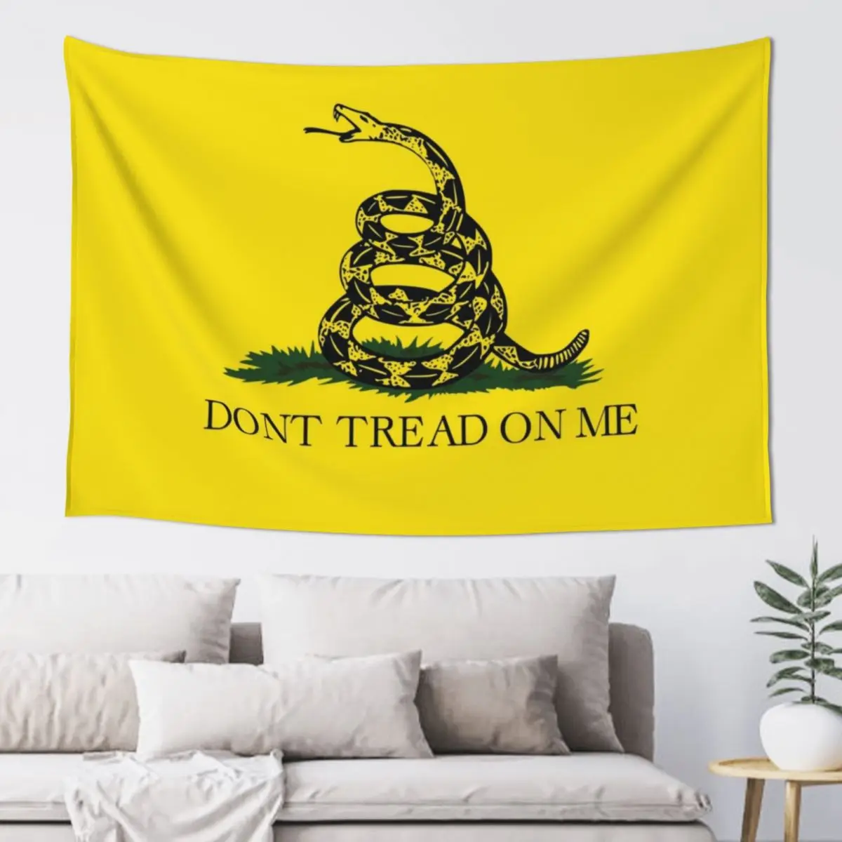 Gadsden Flag Tapestry Decoration Bedroom Carpet Wall Custom Tapestry