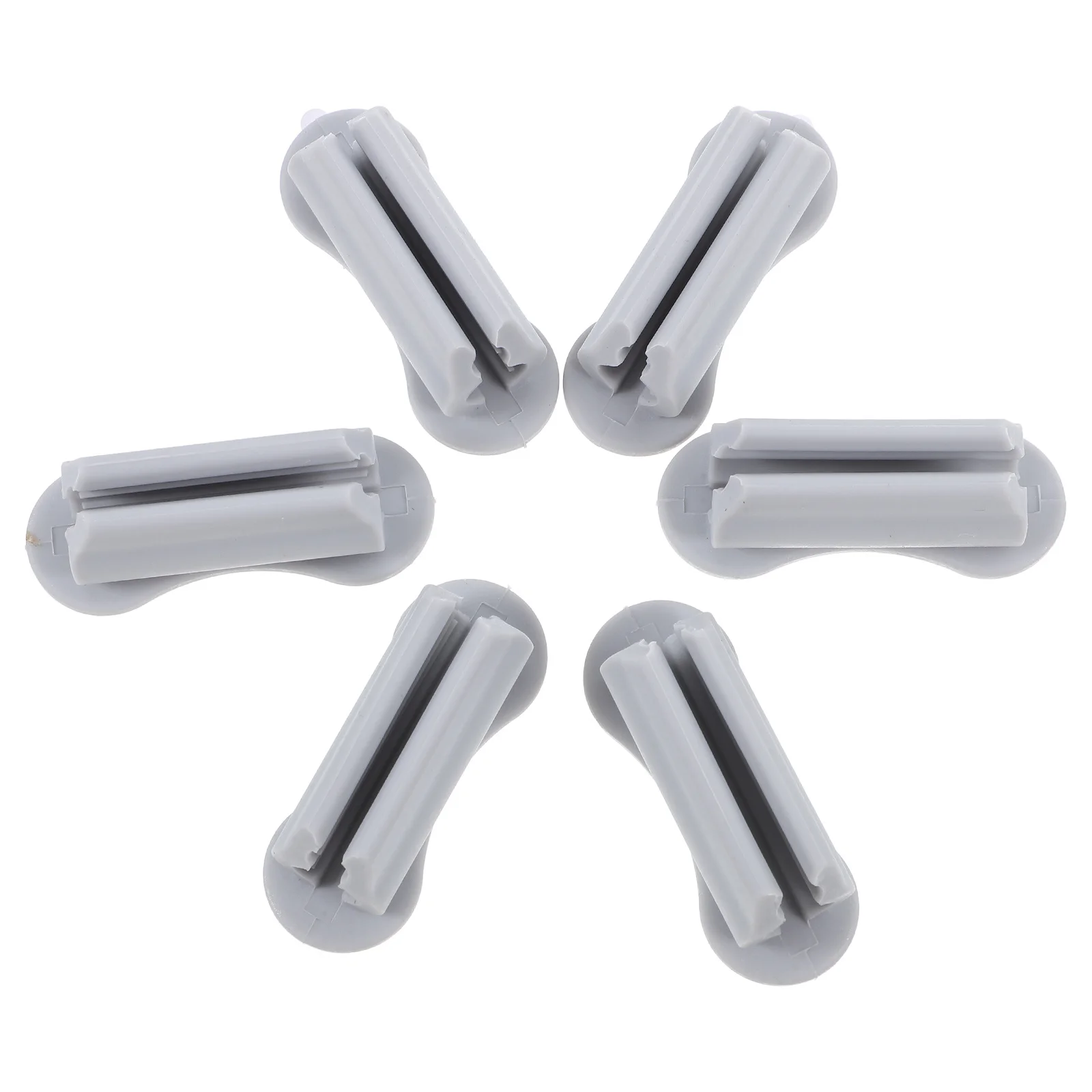 

6pcs Silicone Pen Holder Adhesive Desk Organizer For Pens Pencils Brushes Self-Adhesive Mounting Smooth Surface