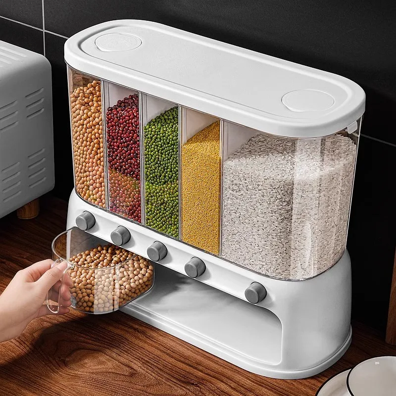 

Grains Storage Box Kitchen Grain Grain Separation Storage Tank Sealed Insect-proof Storage Artifact