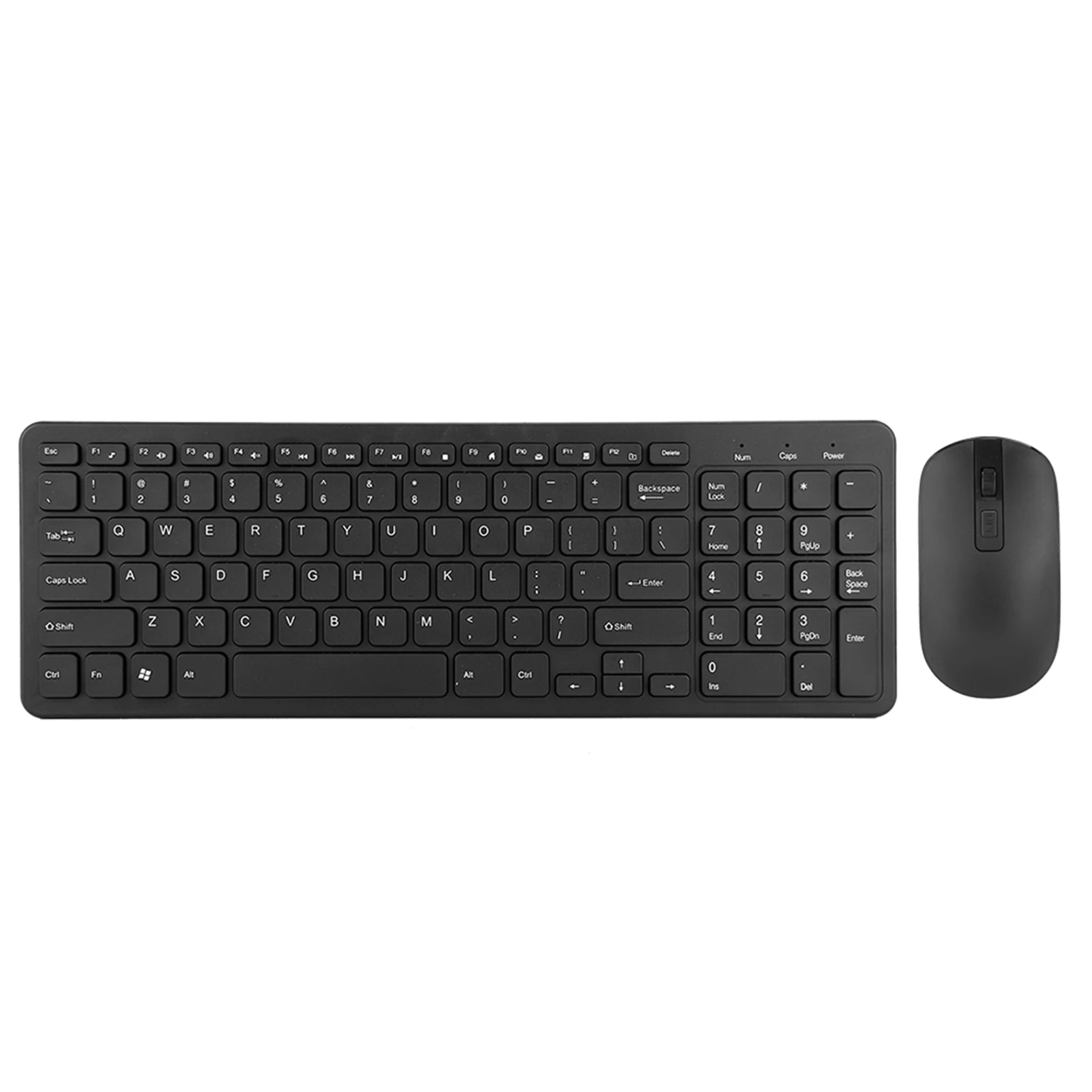 2.4G مجموعة ماوس لوحة المفاتيح اللاسلكية 108 مفاتيح لوحة المفاتيح اللاسلكية لوحة المفاتيح والماوس حساسية عالية لا تأخير #2
