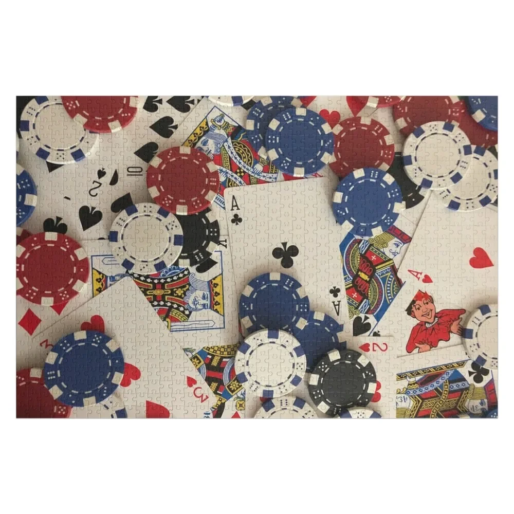 Poker Night With The Boys Jigsaw Puzzle Name Wooden Toy Customized Kids Gift Puzzle